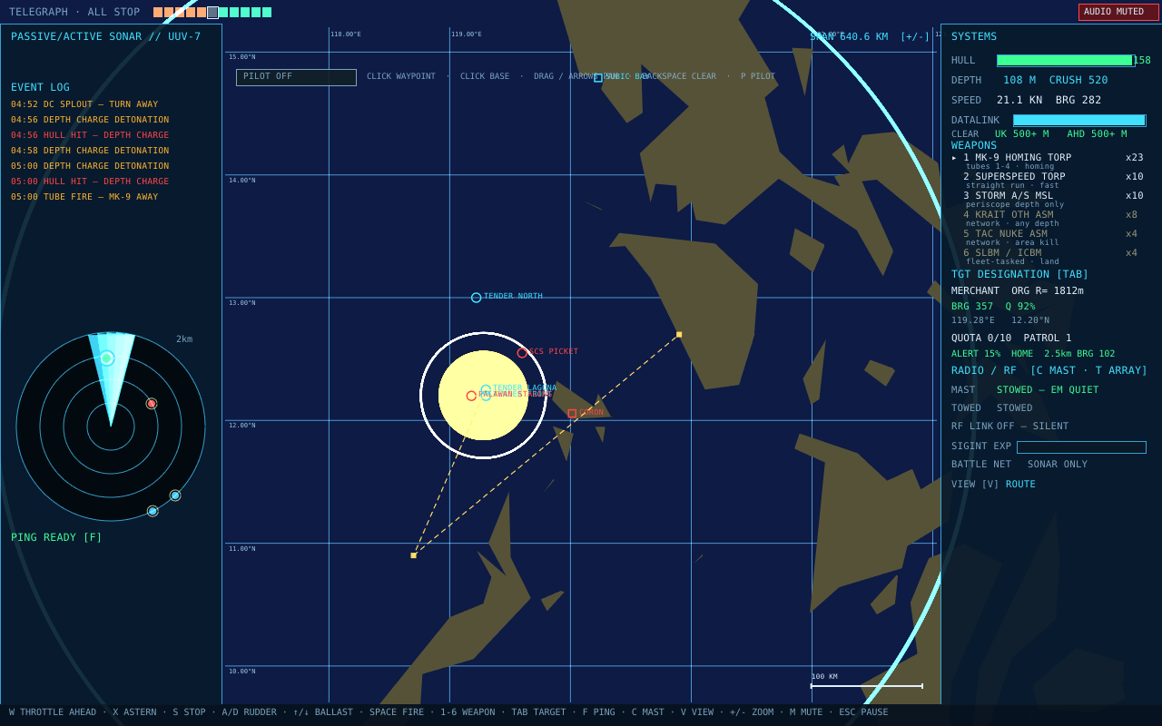 Zoomed out, Palawan down to Subic Bay